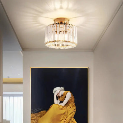 CrystalLuxe | Elegant Modern LED Flush Mount Ceiling Light Fixture 3