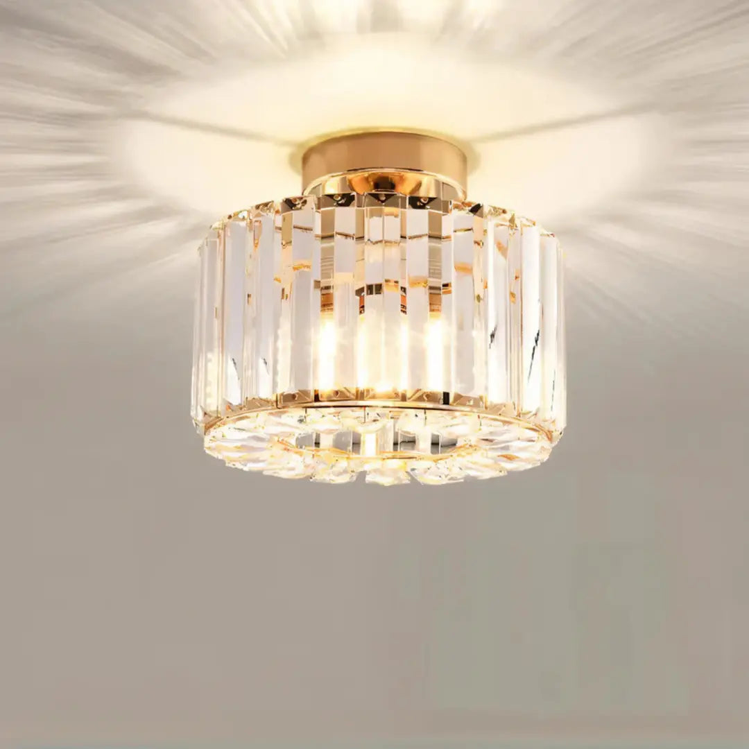 CrystalLuxe | Elegant Modern LED Flush Mount Ceiling Light Fixture 5