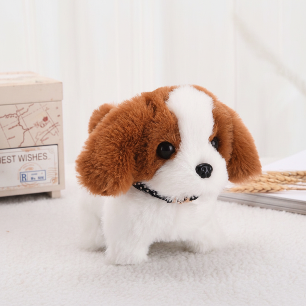 Cuddly Collection | Interactive Dog Plush Toy with Touch-Responsive Features | Engaging Playtime for Kids