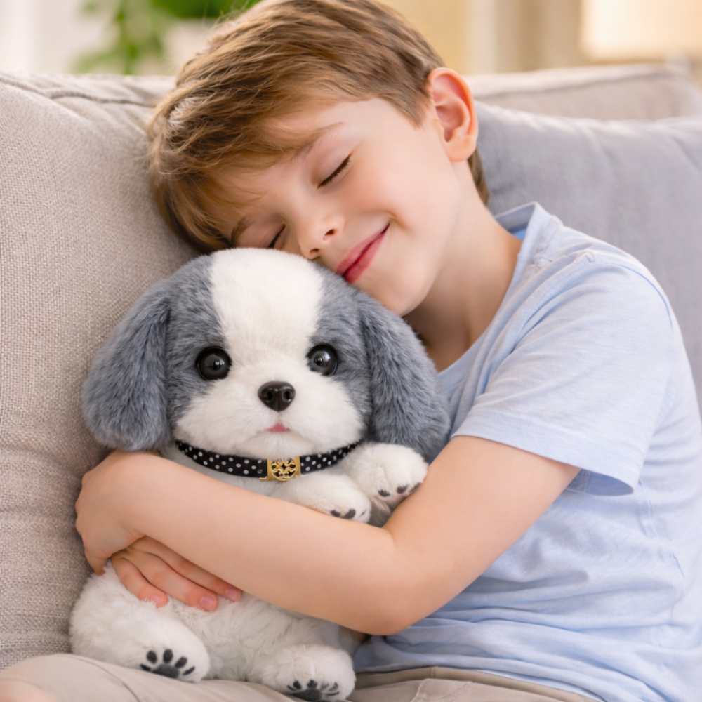 Cuddly Collection | Interactive Dog Plush Toy with Touch-Responsive Features | Engaging Playtime for Kids 3