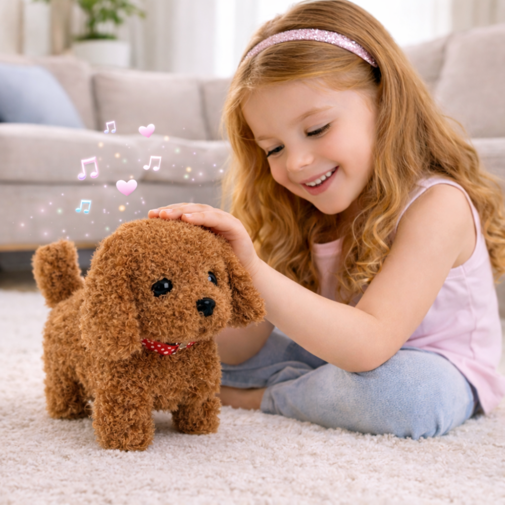 Cuddly Collection | Interactive Dog Plush Toy with Touch-Responsive Features | Engaging Playtime for Kids 5