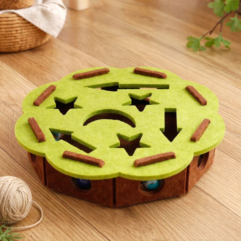 Curious Cat | Interactive Cat Toy with Soft Tunnels & Hidden Ball | Engaging Fun for Indoor Play 7