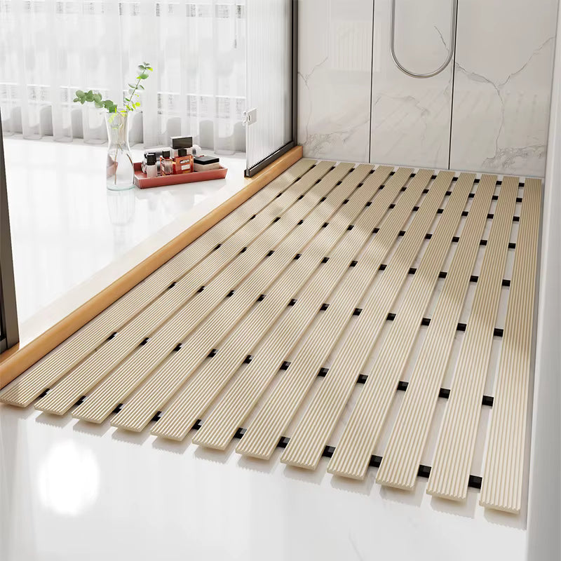 Customizable Non-Slip Bath Mat with Quick Drainage Grooves | Eco-Friendly Design for Safe and Secure Showers