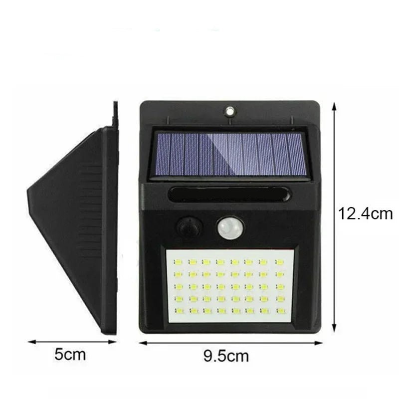 Outdoor Wall Lights, Solar Garden Lights, Motion Detector Light with PIR Sensor for Fences and Driveways_08