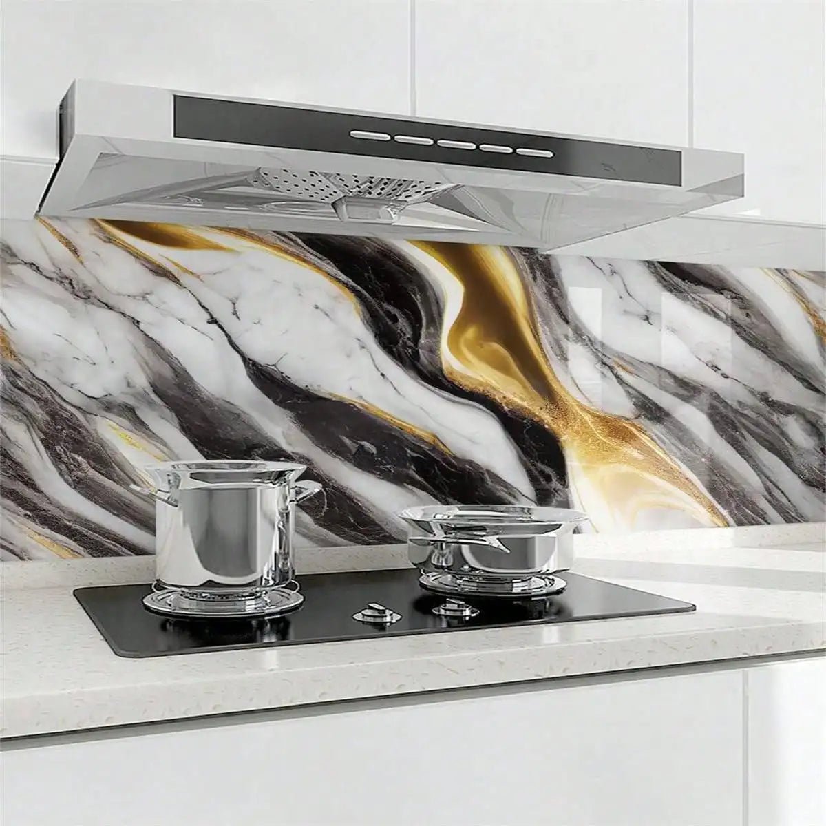 Peel and Stick Wallpaper Marble Effect, Kitchen Wallpaper, Waterproof Bathroom Wallpaper, Kitchen Splashback Sticker_07