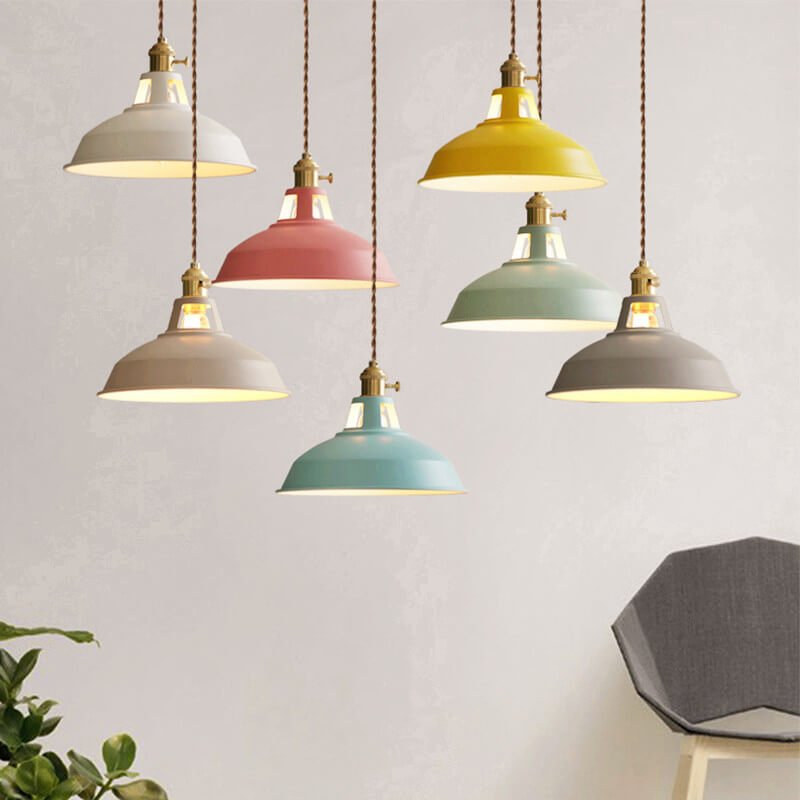 Pendant Ceiling Lights, Retro Barn Pendant Light for Dining Room, Industrial Hanging Light, Loft Lighting