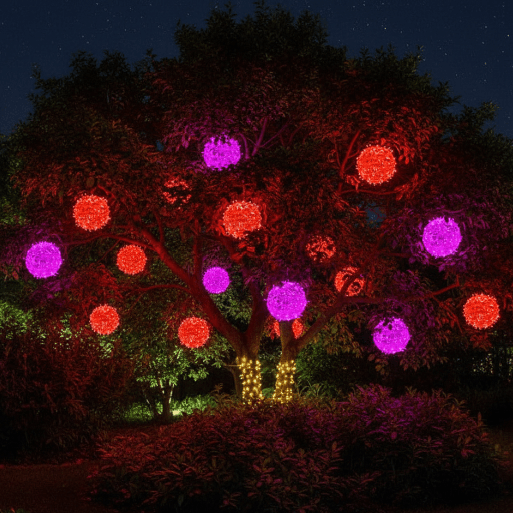 LED Light Sphere, Outdoor Garden Lights for Balcony and Terrace, Outdoor Table Lamp, Patio Lighting, LED Garden Lamp