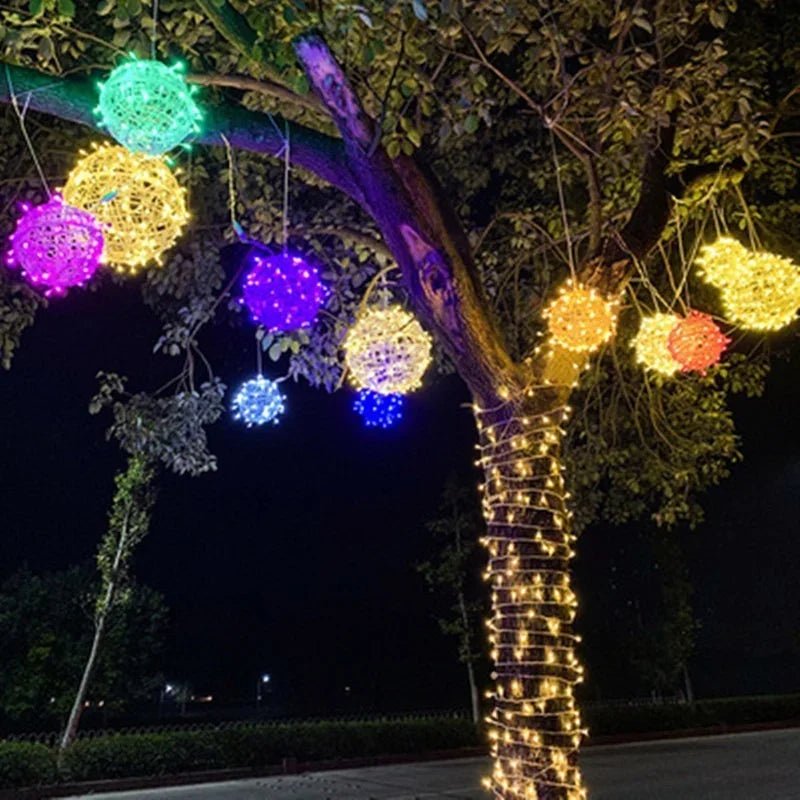 LED Light Sphere, Outdoor Garden Lights for Balcony and Terrace, Outdoor Table Lamp, Patio Lighting, LED Garden Lamp_06