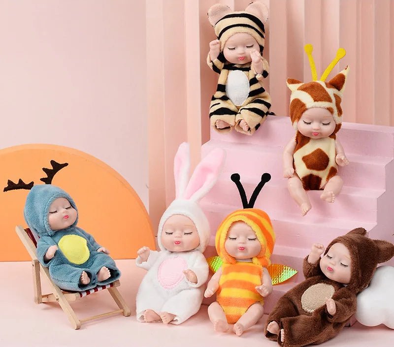 Baby Doll, Mini Sleeping Princess Doll 11 cm, Small Toy Doll, Kids Toys for Role Play, Stocking Filler_03