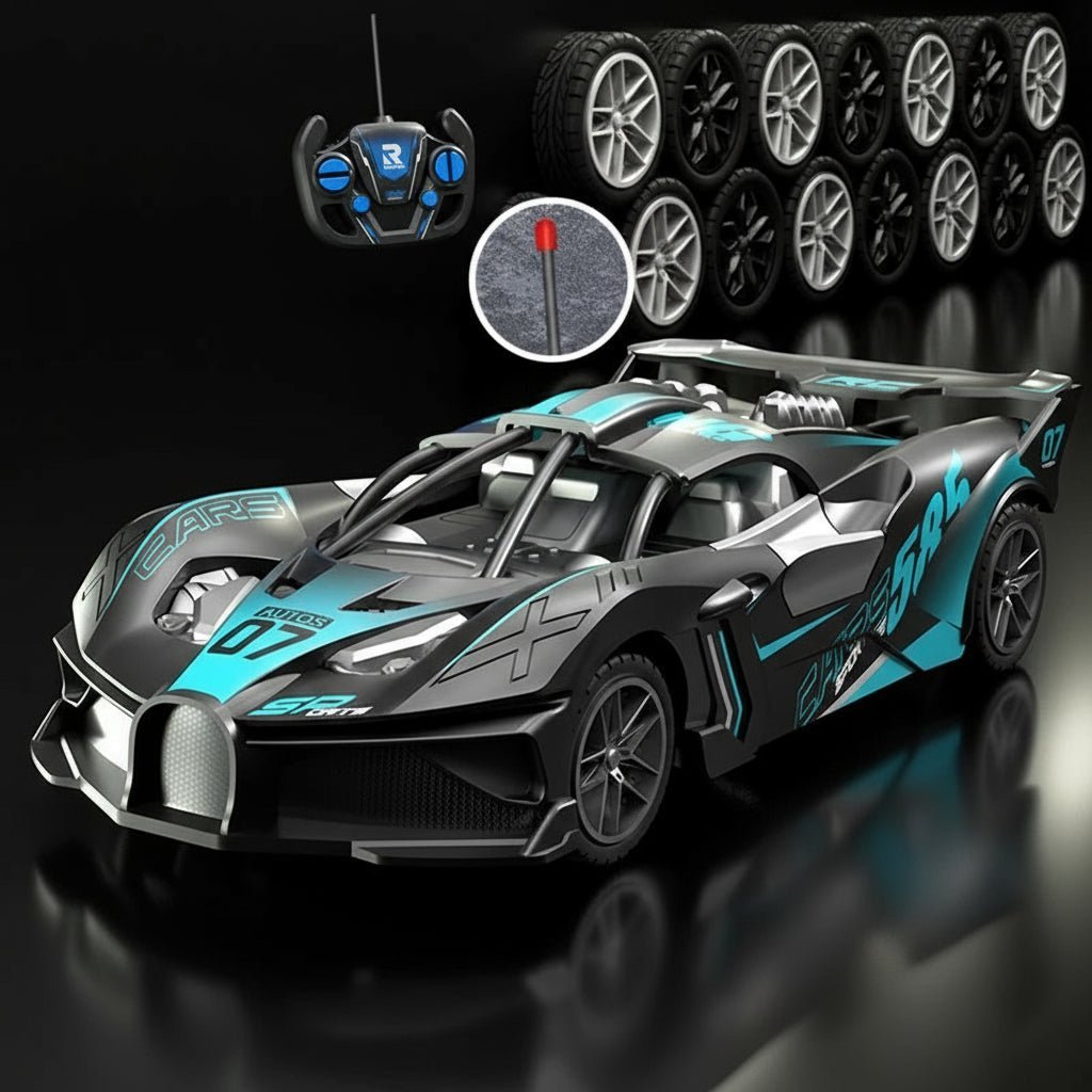 Remote Control Car 1:18, Fast RC Car up to 15 km/h with 2.4 GHz Remote, Electric Sports Car, Boys Toys for Beginners_06
