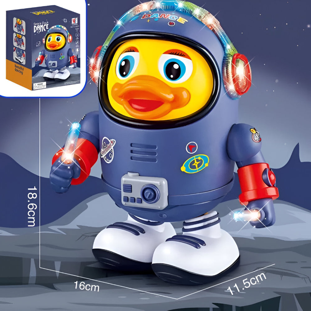 Dancing Astronaut Duck Toy | Interactive Musical Toy with Lights for Engaging Play 3