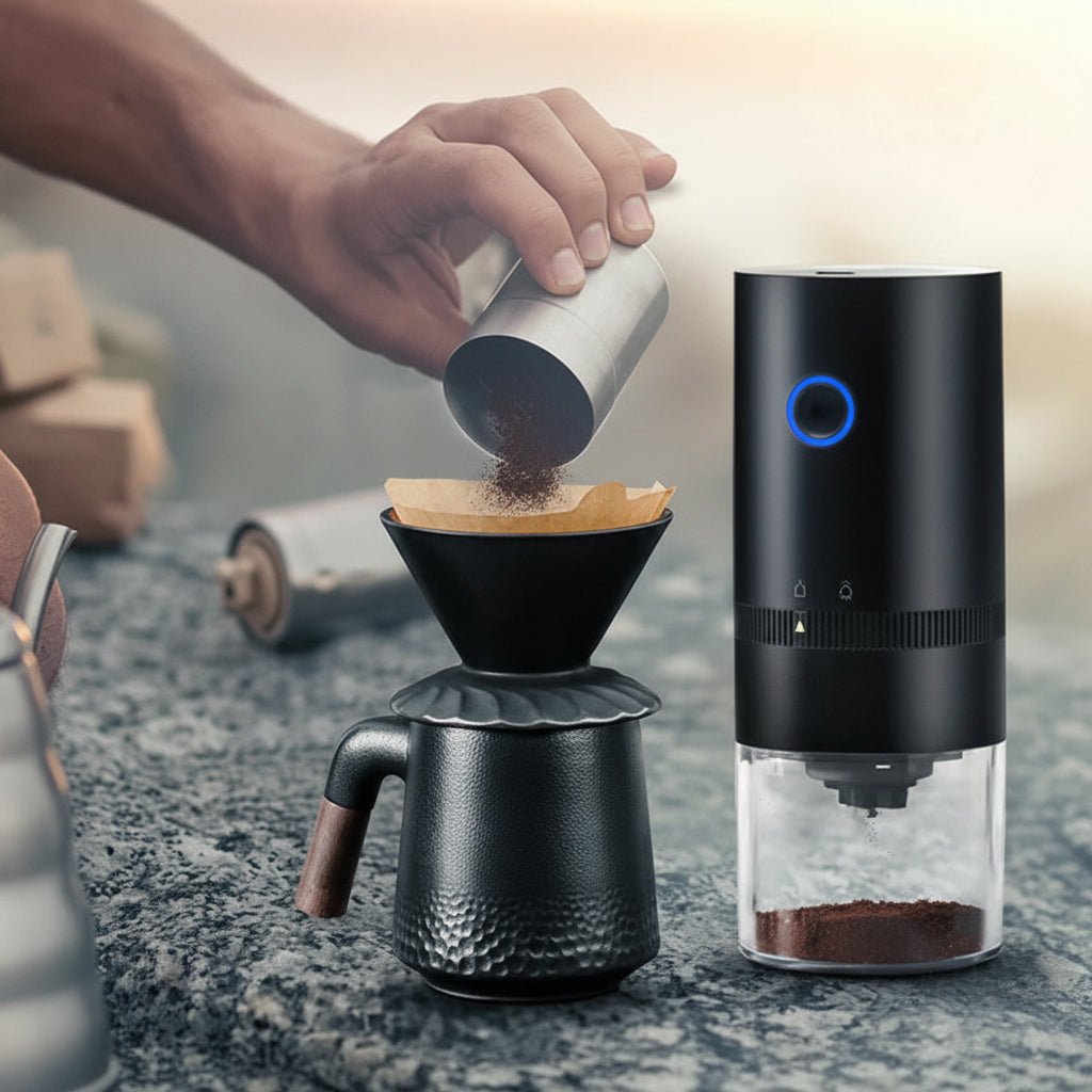 Electric Coffee Grinder, Portable Rechargeable Coffee Grinder – image 17
