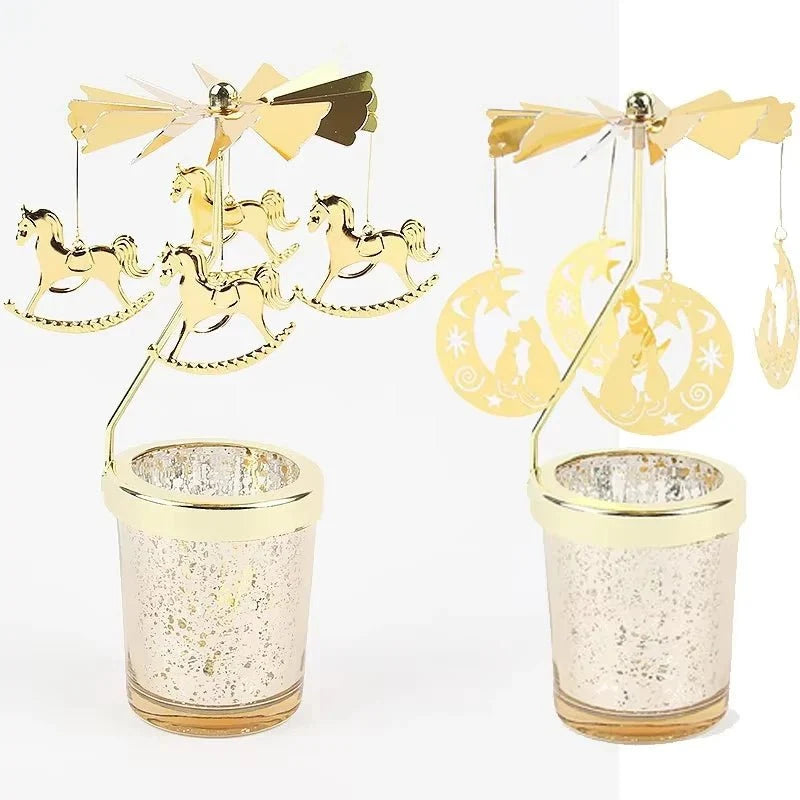 Candle Holders, Metal Christmas Candle Holder with Snowflake Design, Christmas Decorations, Festive Table Decor_03