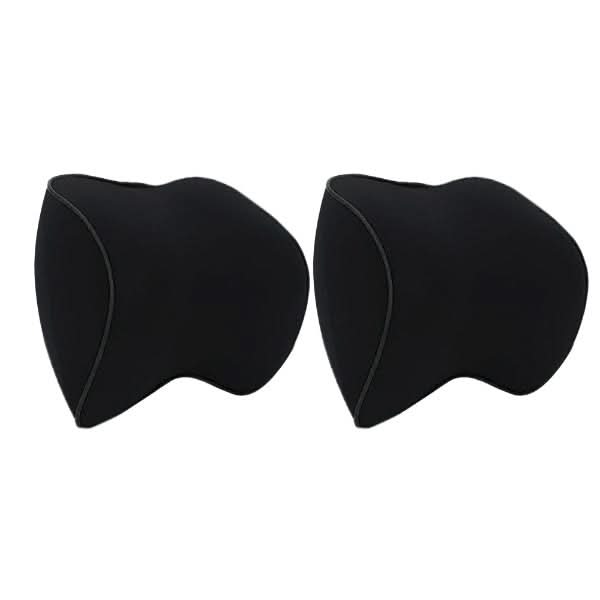2 Memory Foam Car Neck Pillows with Washable Cover – image 5