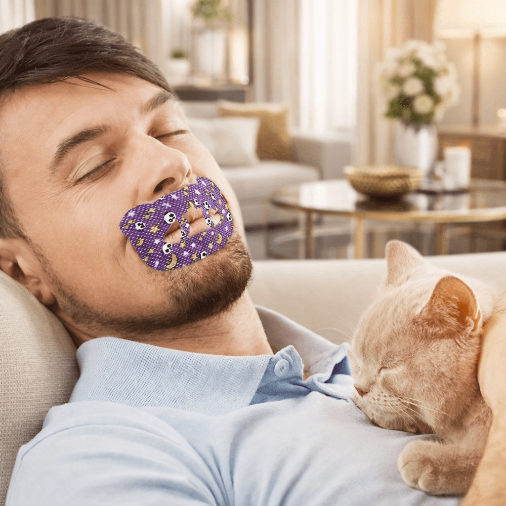 Sleep Stickers for Snoring, Anti Snoring Aid for Night Use, Sleep Aid with Gentle Adhesive, 30 Pack_00