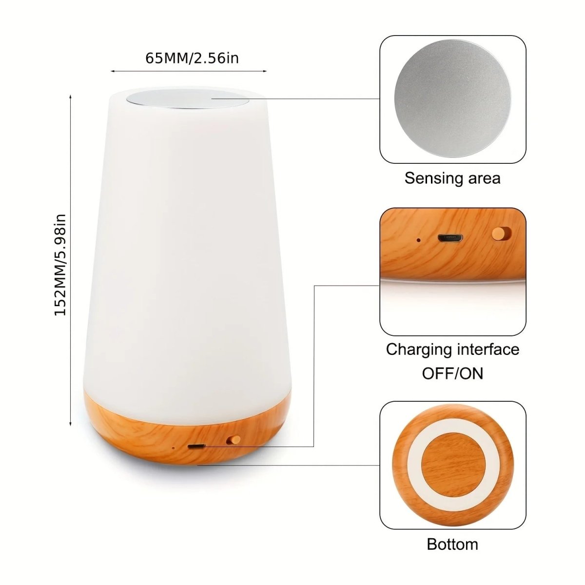 Rechargeable Lamp with Remote – image 6