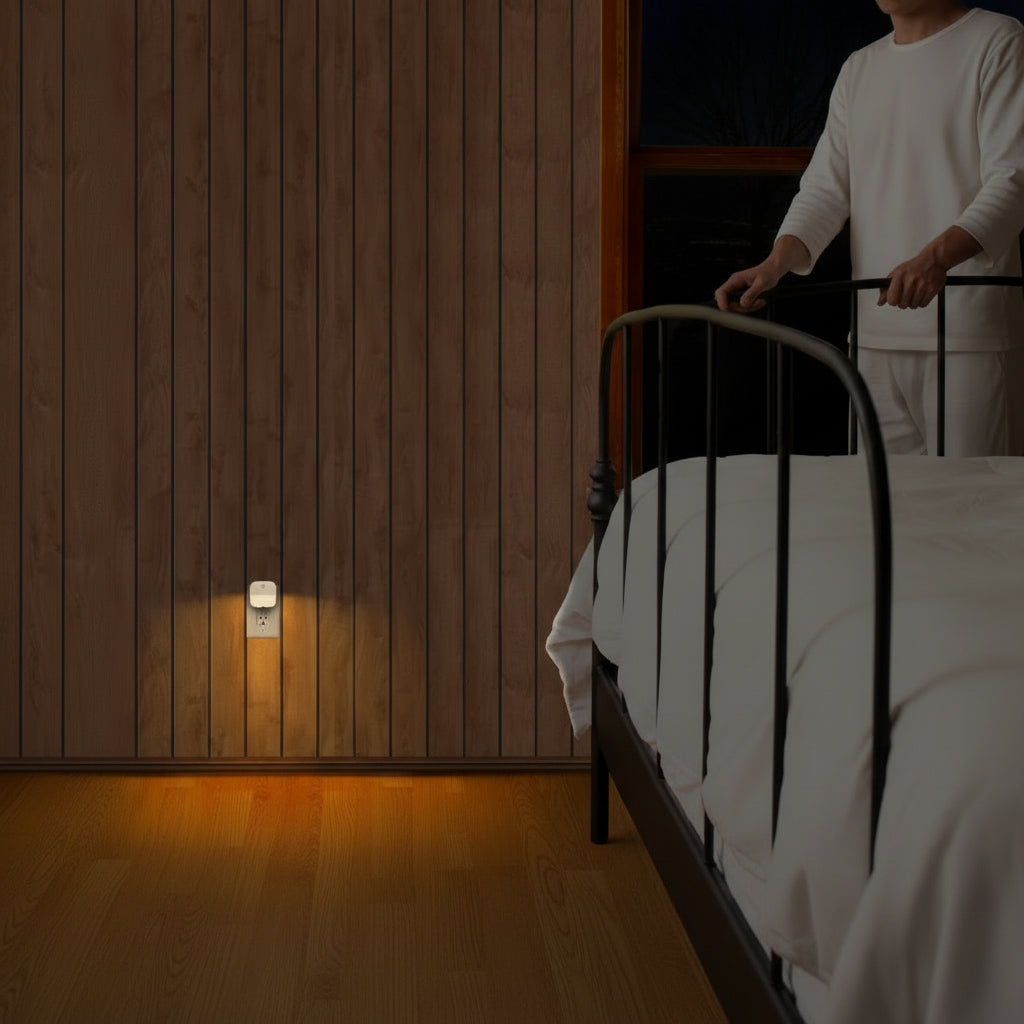 Night Lights Plug In, Childrens Night Light with Auto Sensor, Plug In Night Light 6 Pack, Warm White LED Plug In Light_03