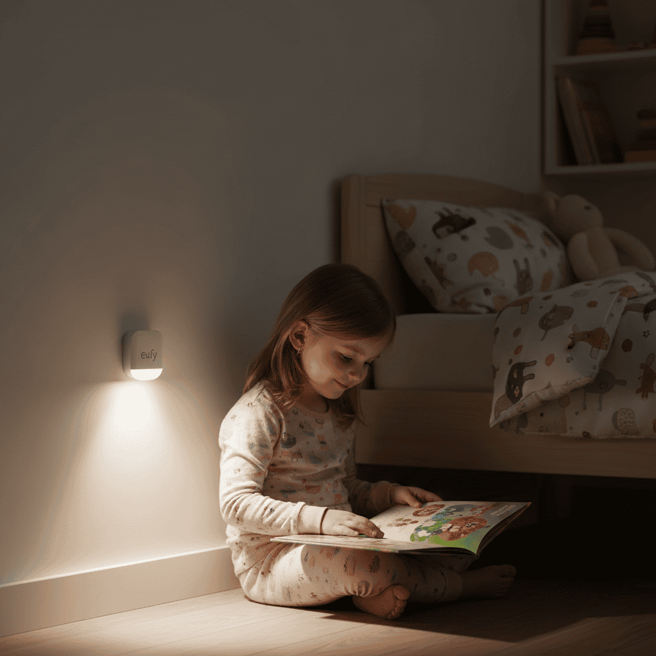 Night Lights Plug In, Childrens Night Light with Auto Sensor, Plug In Night Light 6 Pack, Warm White LED Plug In Light