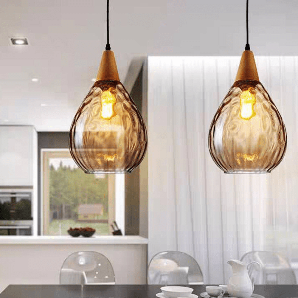 Pendant Ceiling Light, Vintage Glass Pendant Light Fittings – image 6