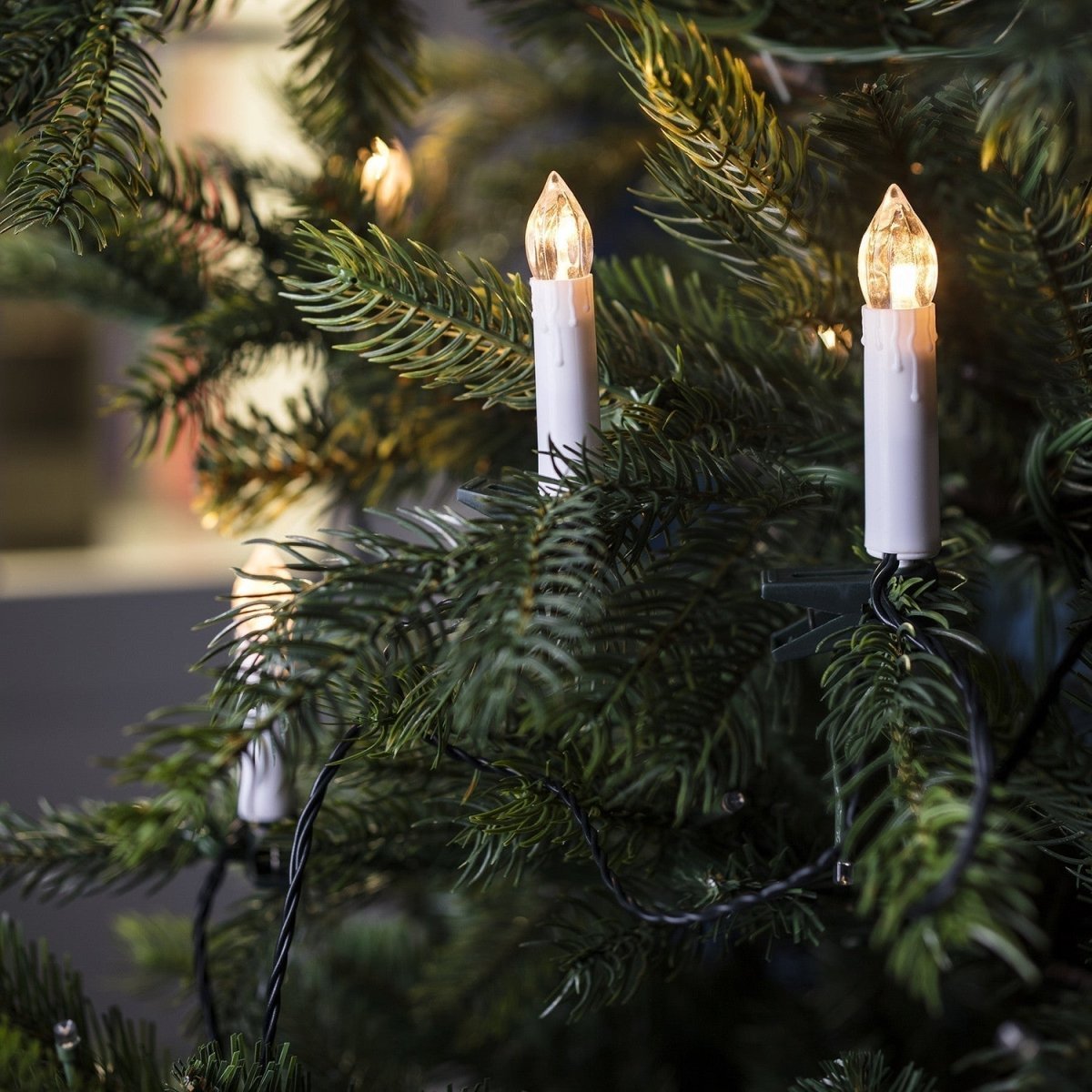 Christmas Candles, Flickering Battery Candles Set of 10