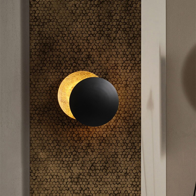EclipseAura | Stylish Textured Alloy Modern Wall Light Fixture 4