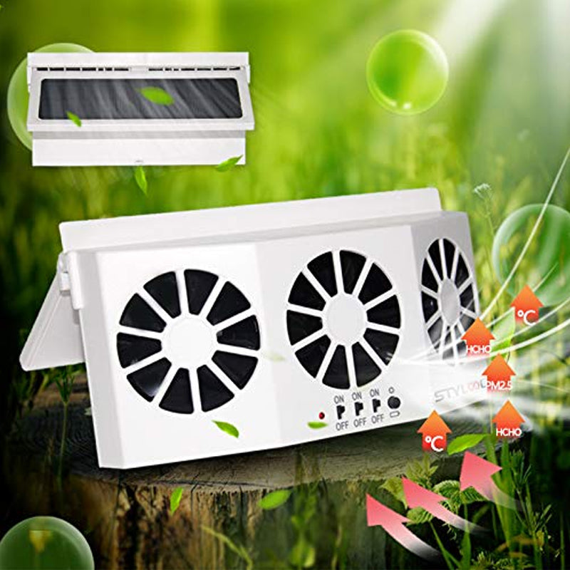 EcoVent | Solar Vehicle Exhaust Fan with Adjustable Solar Panel | Efficient Air Circulation for Heat Reduction 4