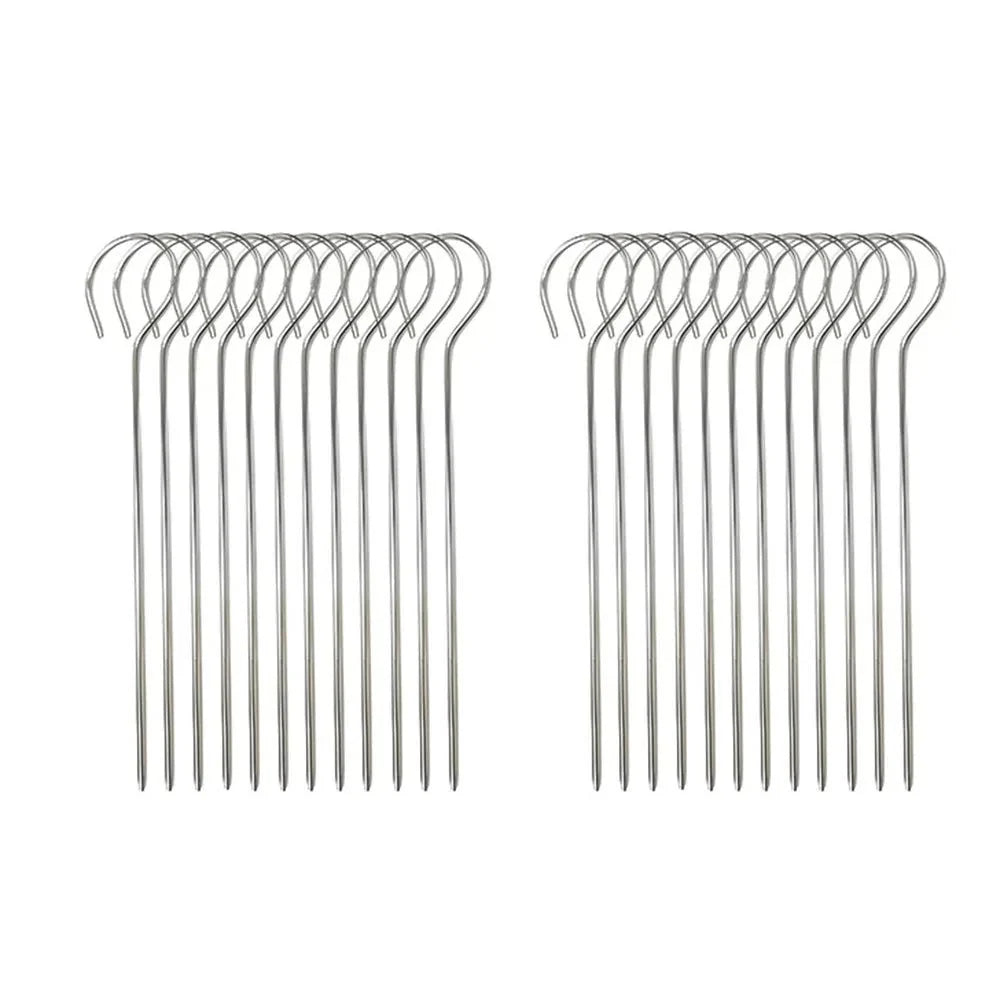 Air Fryer Rack in Stainless Steel with Skewer Holder, Round Air Fryer Grill Rack for Skewers, Air Fryer Accessories_10