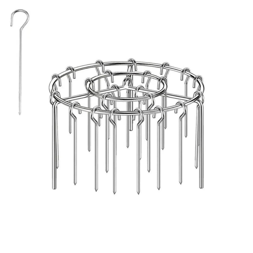 Air Fryer Rack in Stainless Steel with Skewer Holder, Round Air Fryer Grill Rack for Skewers, Air Fryer Accessories_09