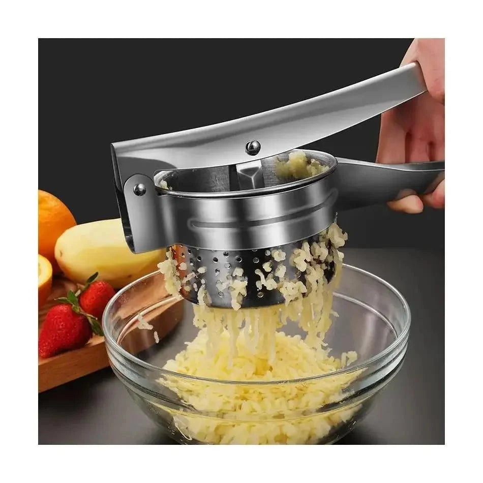 Potato Ricer, Stainless Steel Food Ricer, Vegetable Ricer for Fruit Puree, Manual Potato Press, Kitchen Utensils_06