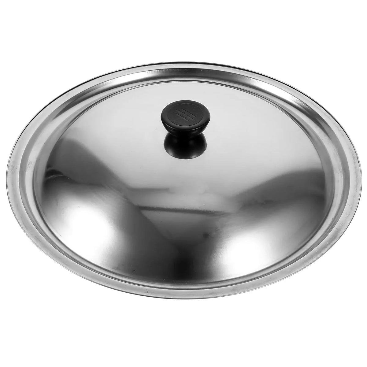 Universal Frying Pan Lid 28 cm, Stainless Steel Wok Lid for 26 to 30 cm Pans, Saucepan Lid with Heat Resistant Handle_07