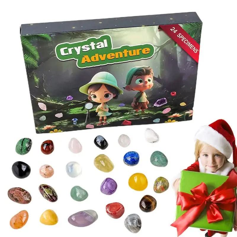 Kids Advent Calendar with 24 Natural Crystals, Crystal Advent Calendar for Adults – image 4
