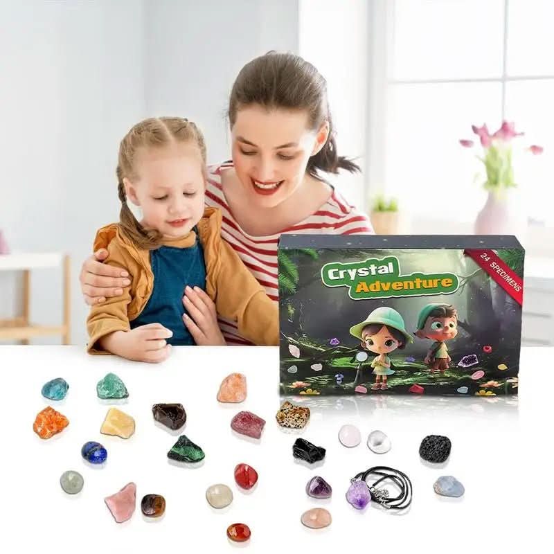 Kids Advent Calendar with 24 Natural Crystals, Crystal Advent Calendar for Adults – image 6