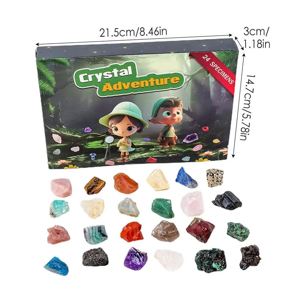 Kids Advent Calendar with 24 Natural Crystals, Crystal Advent Calendar for Adults – image 8