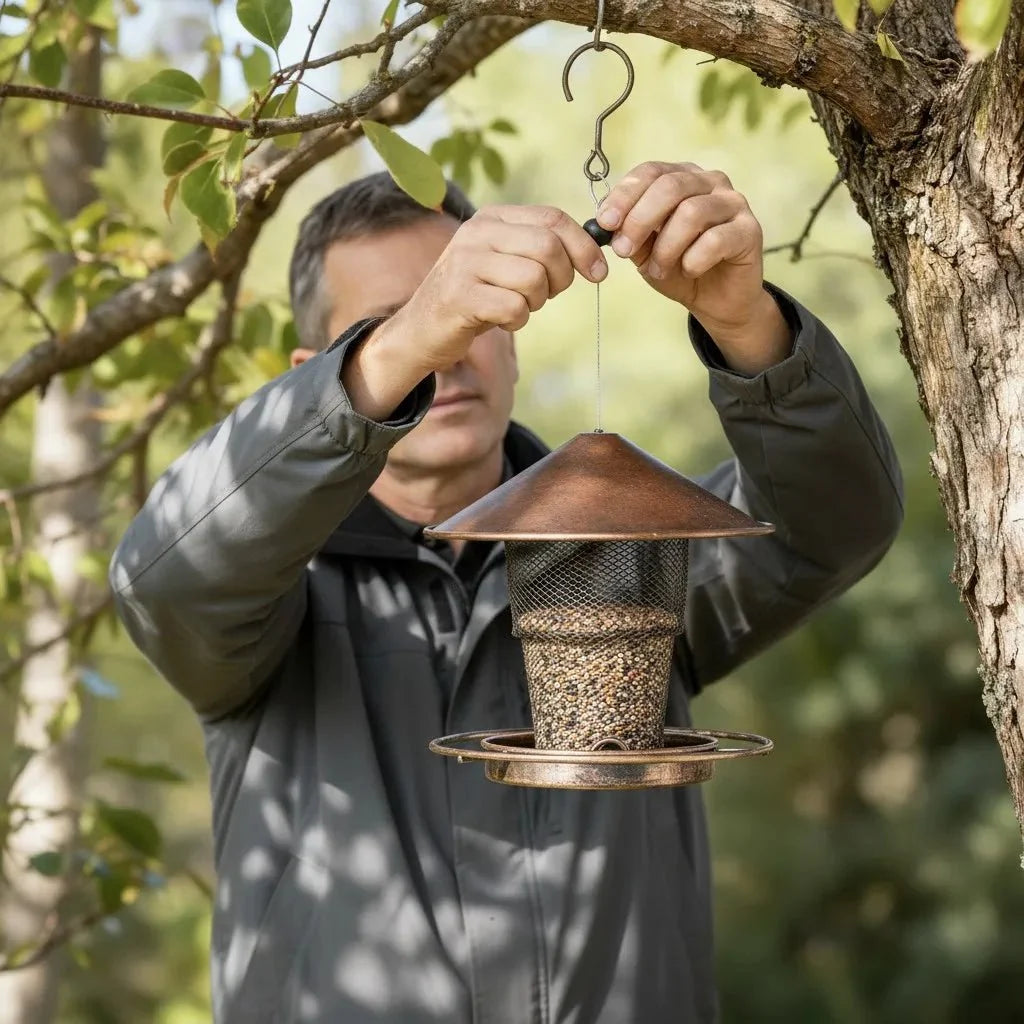 Bird Feeders, Garden Bird Feeder for Balcony and Terrace