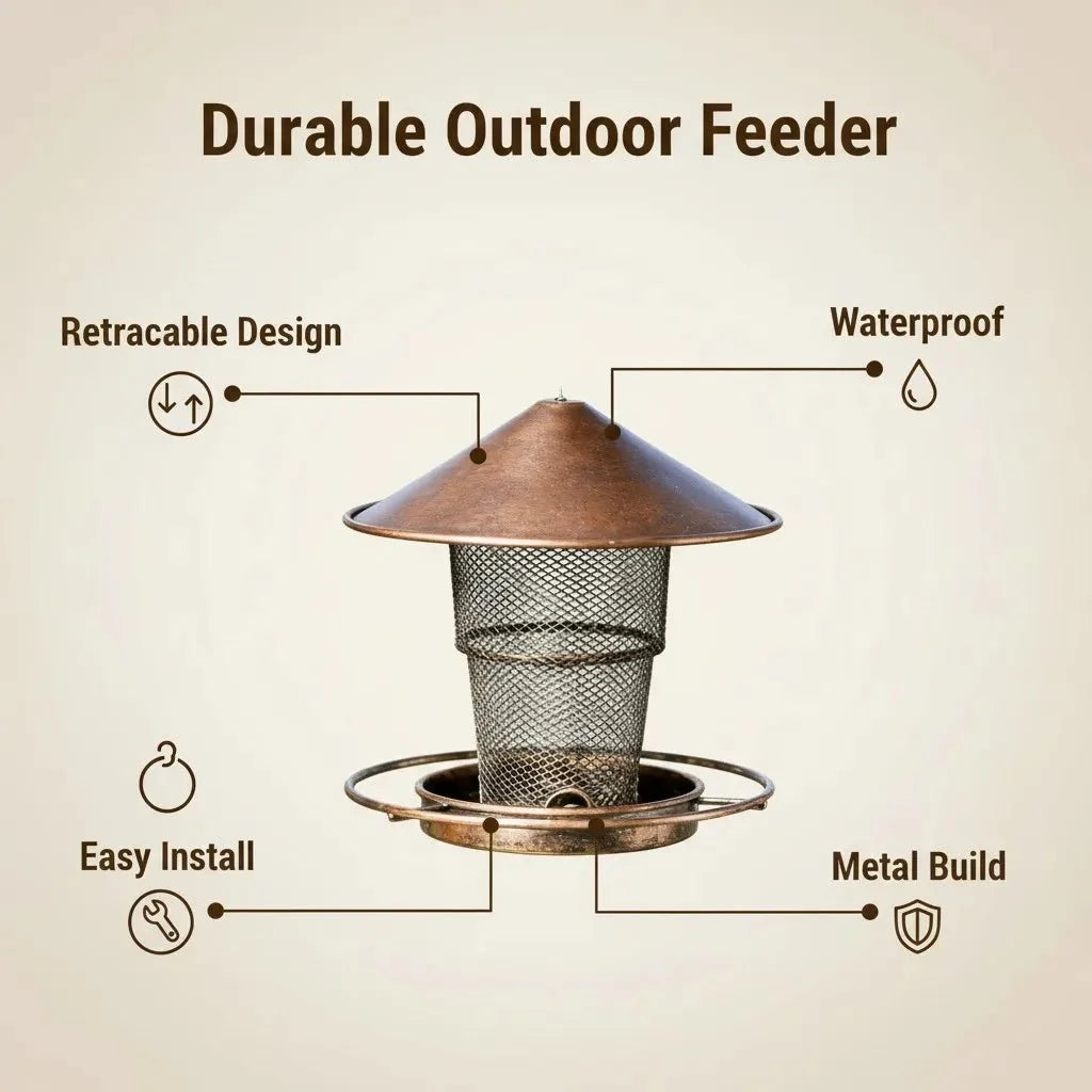 Bird Feeders, Garden Bird Feeder for Balcony and Terrace – image 6