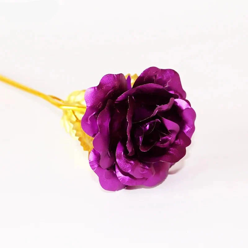 Gold Rose Artificial Flower with Gold Foil, Party Decoration and Home Decor – image 5