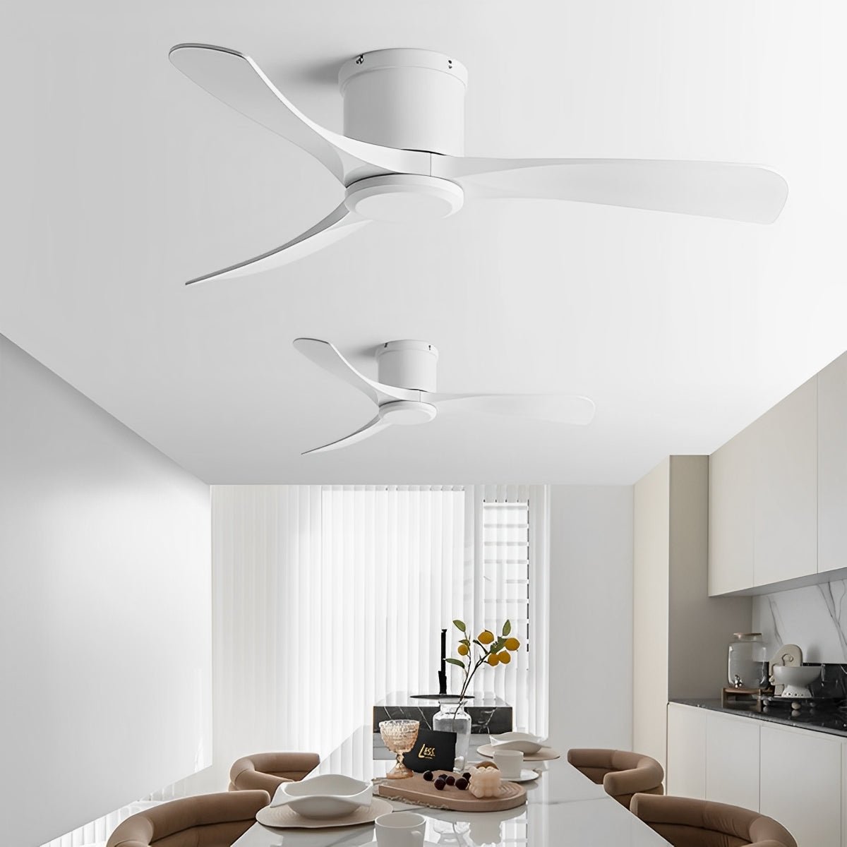 Elegant Collection | Modern Ceiling Fan with 6-Speed DC Motor | Wood Finish for Enhanced Airflow in Bedrooms