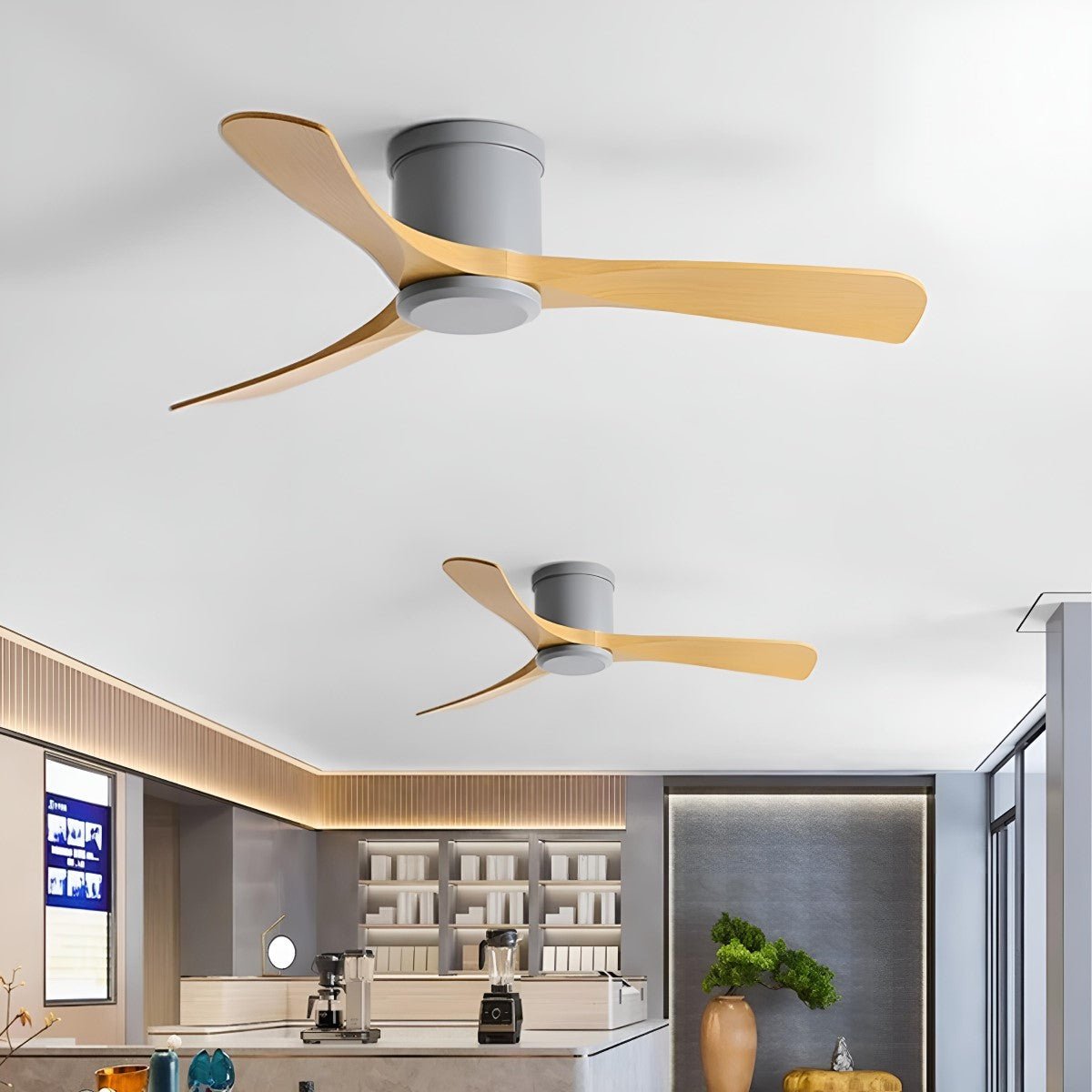Elegant Collection | Modern Ceiling Fan with 6-Speed DC Motor | Wood Finish for Enhanced Airflow in Bedrooms 6