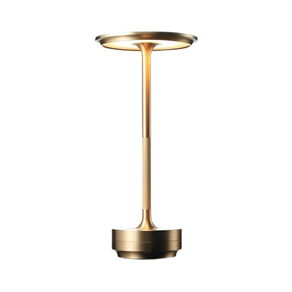 Elegant Cone Table Lamp with Rechargeable Battery | Cordless Design for Ambient Lighting 0