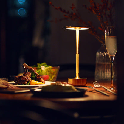 Elegant Cone Table Lamp with Rechargeable Battery | Cordless Design for Ambient Lighting 2
