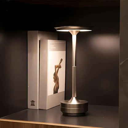 Elegant Cone Table Lamp with Rechargeable Battery | Cordless Design for Ambient Lighting 6
