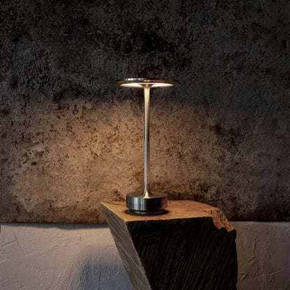 Elegant Cone Table Lamp with Rechargeable Battery | Cordless Design for Ambient Lighting 8
