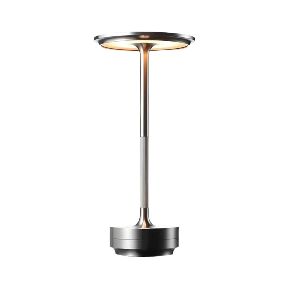 Elegant Cone Table Lamp with Rechargeable Battery | Cordless Design for Ambient Lighting 9