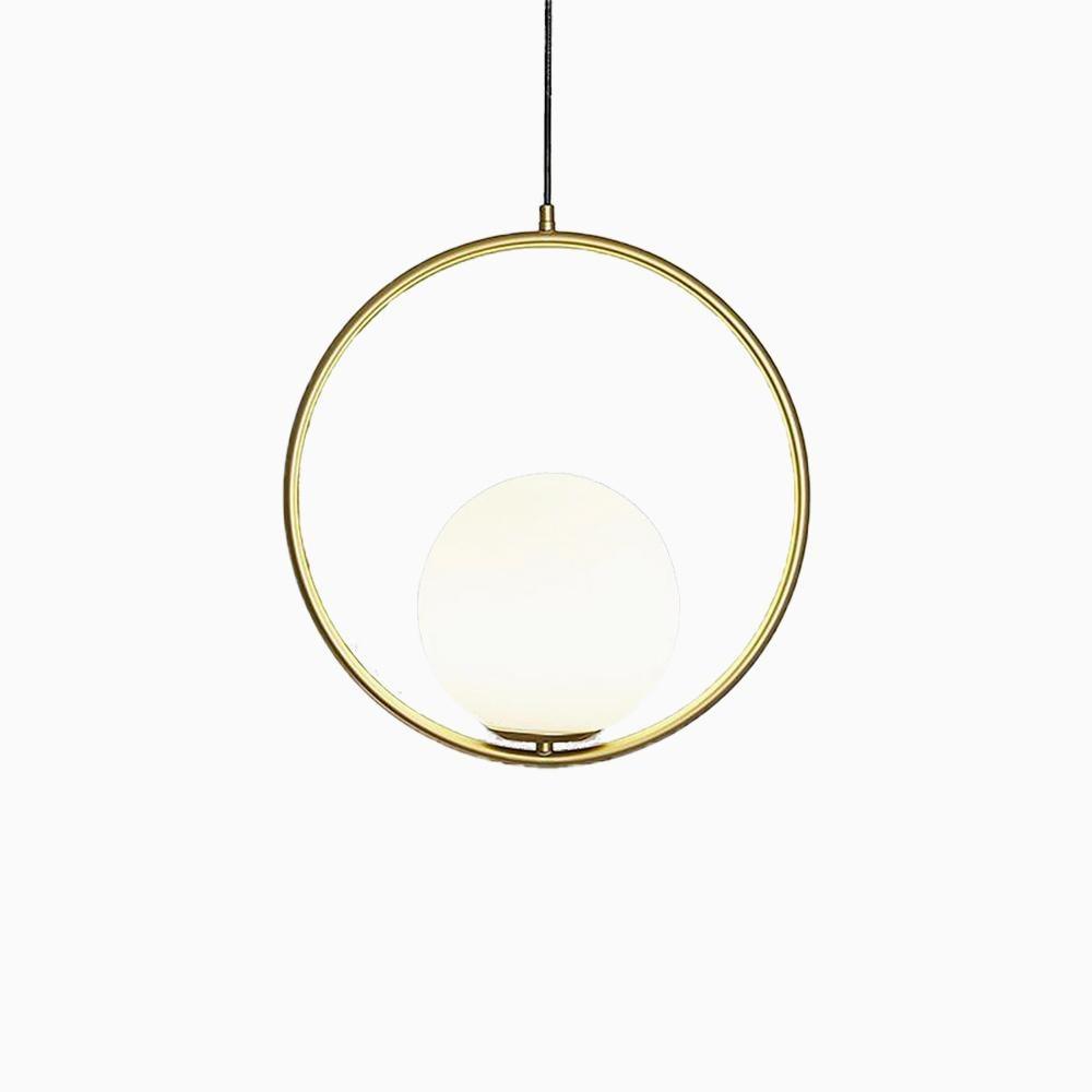 Elegant Globe Pendant Light | Glass Pendant Lighting with Adjustable Height | Modern Design for Timeless Elegance 0