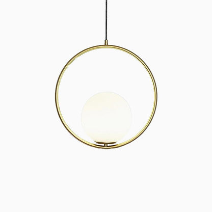 Elegant Globe Pendant Light | Glass Pendant Lighting with Adjustable Height | Modern Design for Timeless Elegance 0