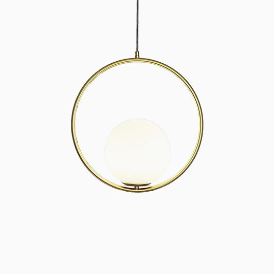 Elegant Globe Pendant Light | Glass Pendant Lighting with Adjustable Height | Modern Design for Timeless Elegance 0