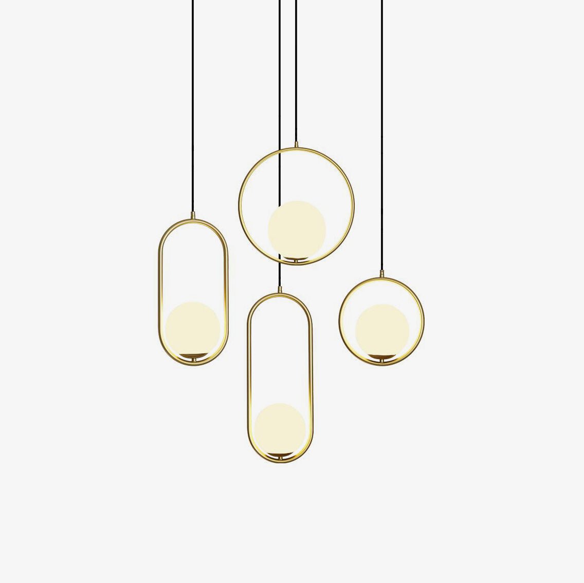 Elegant Globe Pendant Light | Glass Pendant Lighting with Adjustable Height | Modern Design for Timeless Elegance 1