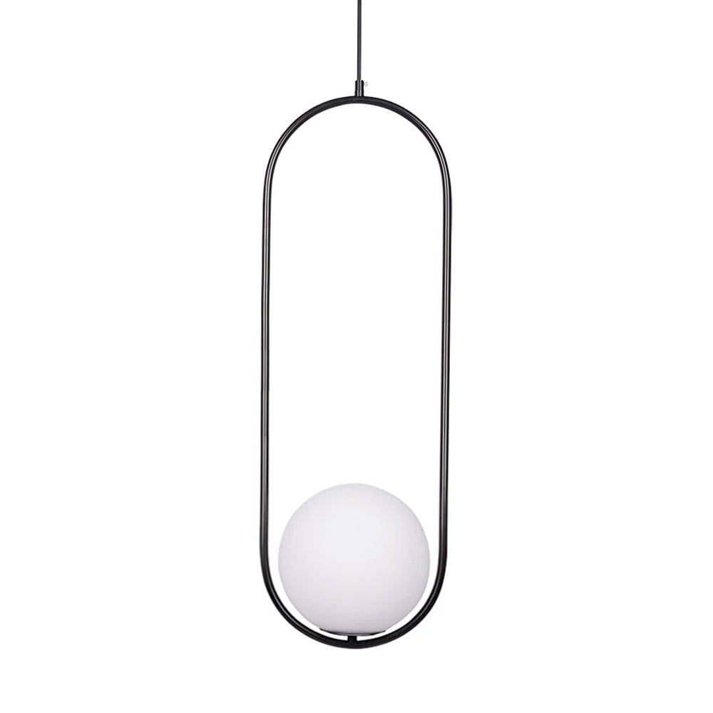 Elegant Globe Pendant Light | Glass Pendant Lighting with Adjustable Height | Modern Design for Timeless Elegance 11