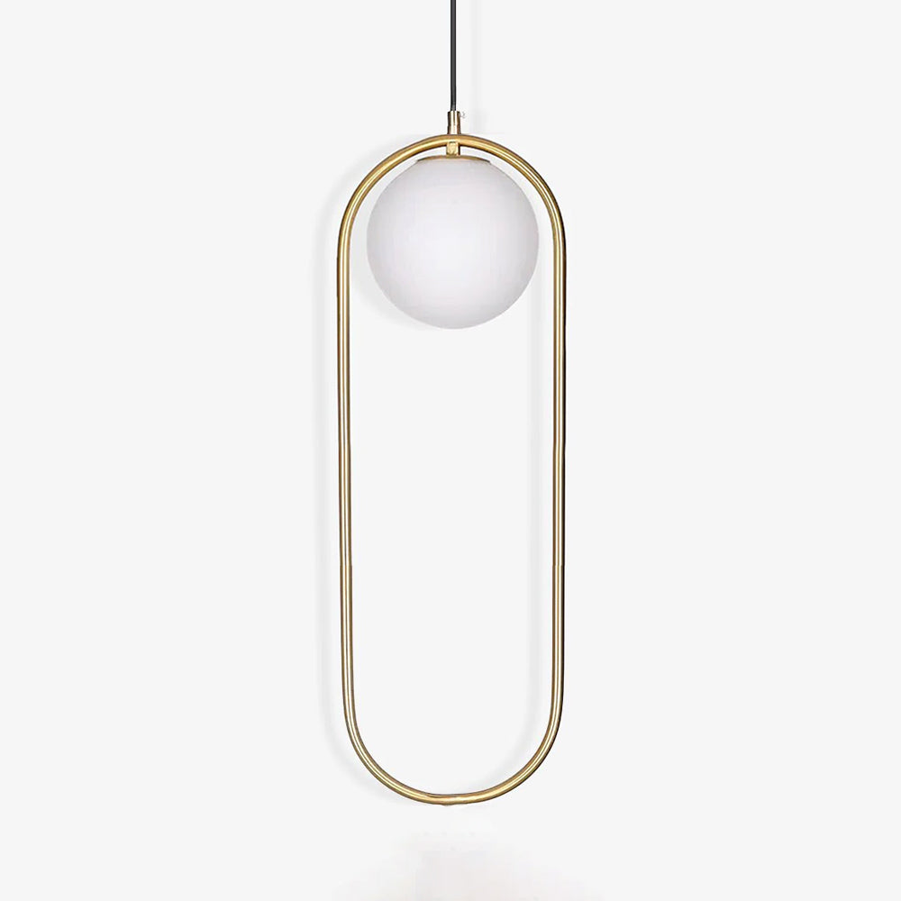 Elegant Globe Pendant Light | Glass Pendant Lighting with Adjustable Height | Modern Design for Timeless Elegance 9