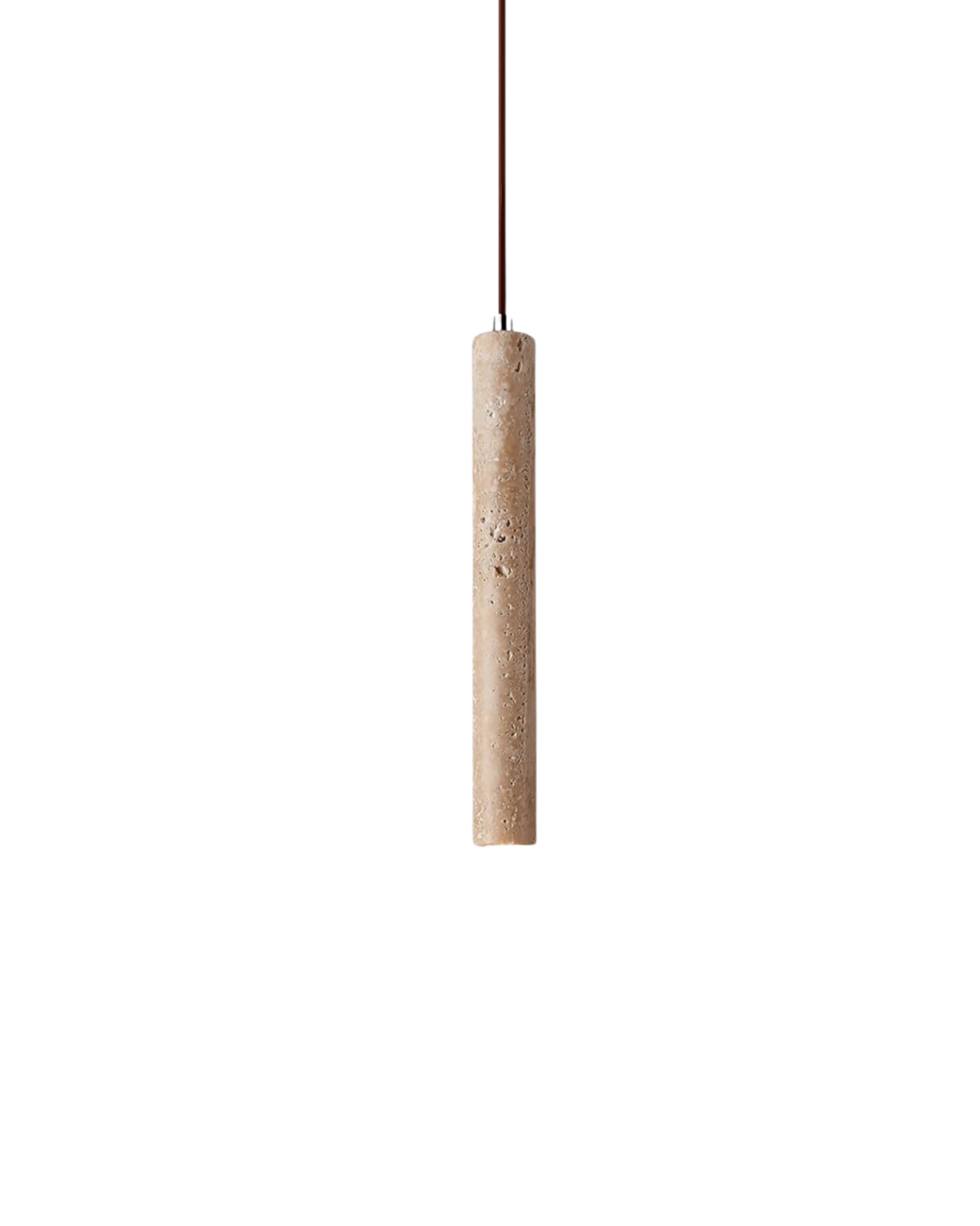 Elegant Minimalist Pendant Light | Natural Travertine Design with Soft Ambient Glow | Ideal for Bedrooms and Dining Areas